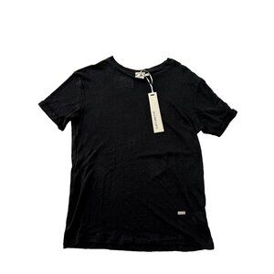 Gianni Lupo Linen Tee Black ( S )